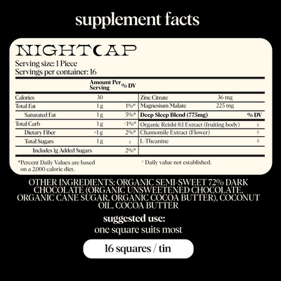 Everyday Duo - Brainstorm and Nightcap Functional Mushroom Chocolates