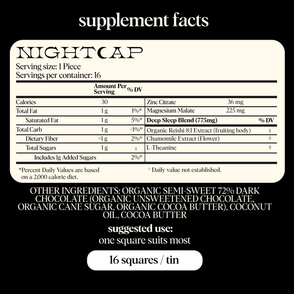 Everyday Duo - Brainstorm and Nightcap Functional Mushroom Chocolates