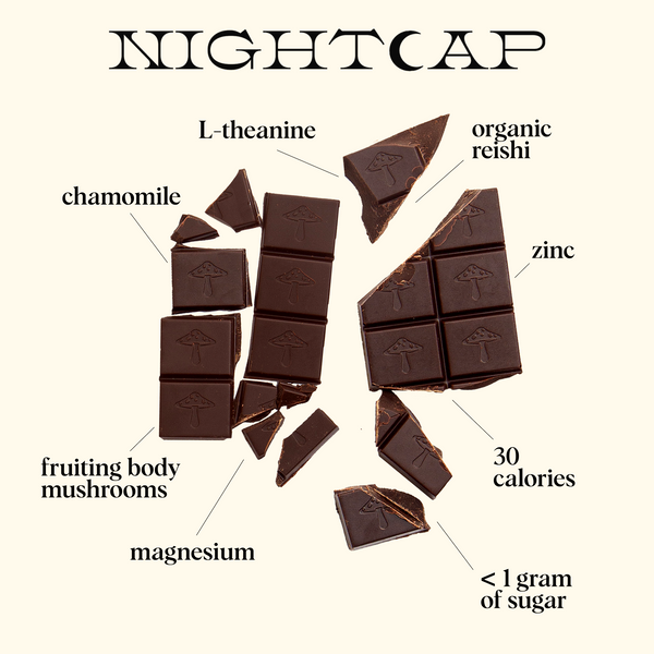 Discovery Set - Brainstorm, Nightcap, and Happy Ending Functional Mushroom Chocolates