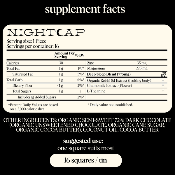 Everyday Duo - Brainstorm and Nightcap Functional Mushroom Chocolates