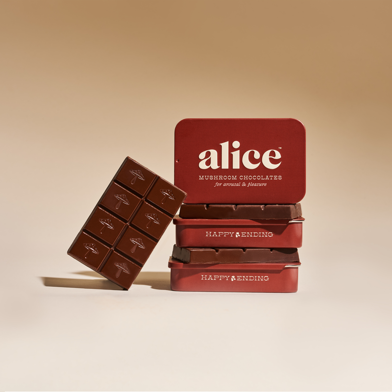 happy ending mushroom chocolates