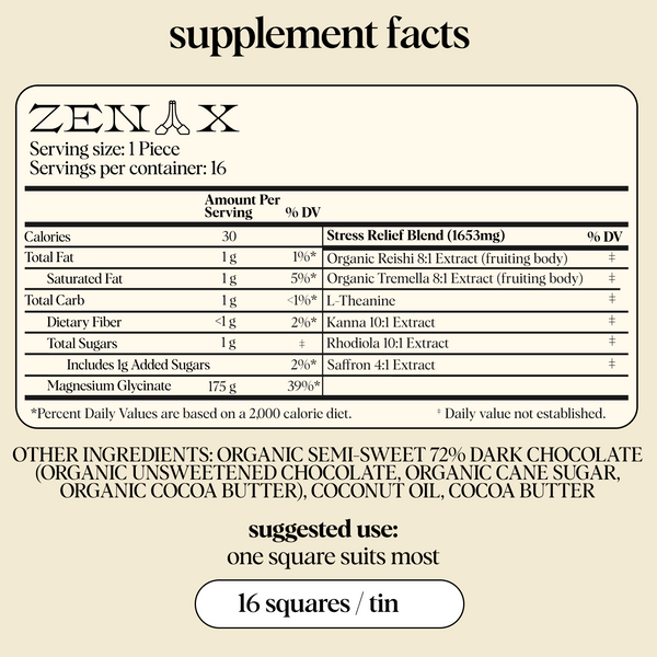 Zen-X Functional Mushroom Chocolates