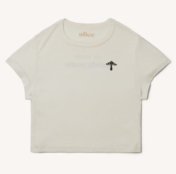 Mushrooms Cropped Tee