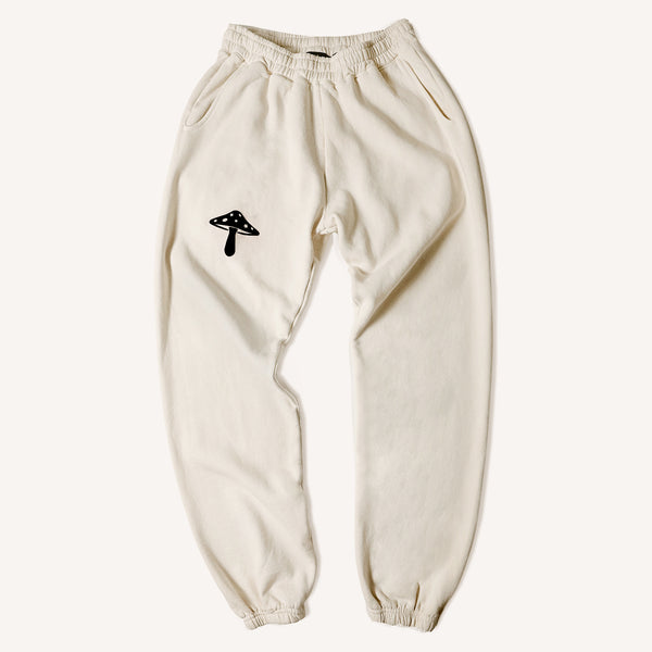 mushroom sweats - black logo